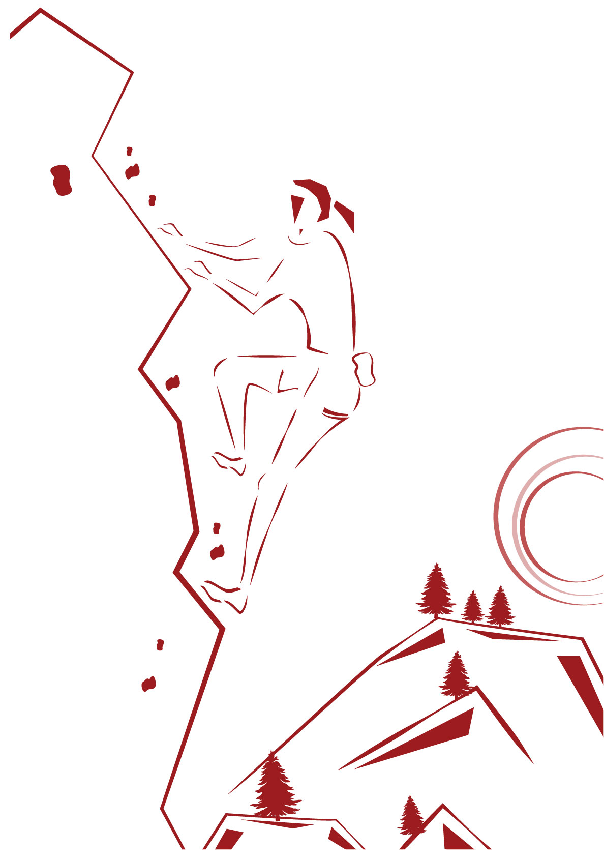 Iteration of thinker illustration